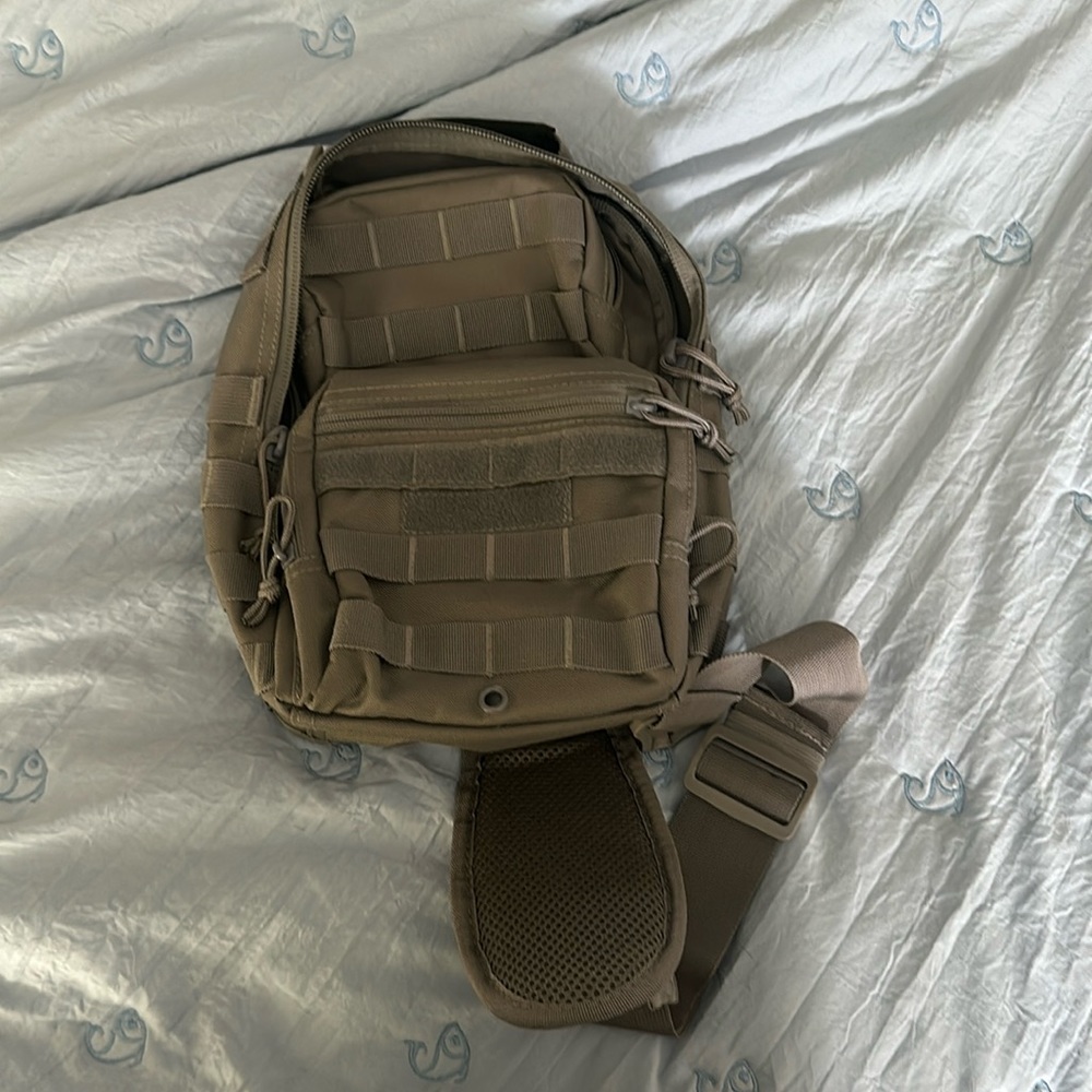 Grey Crossbody Men’s Bag